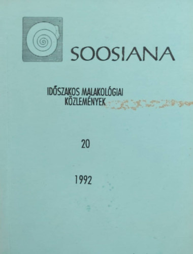 Soosiana - Idszakos malakolgiai kzlemnyek 20