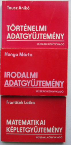 Kpletgyjtemny 3 db ( matematikai,irodalmi,trtnelem)