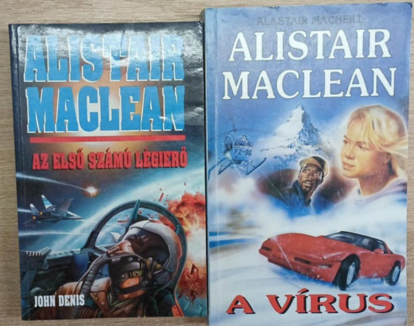 2 db Alistair Maclean ktet: Az els szm lgier - A vrus