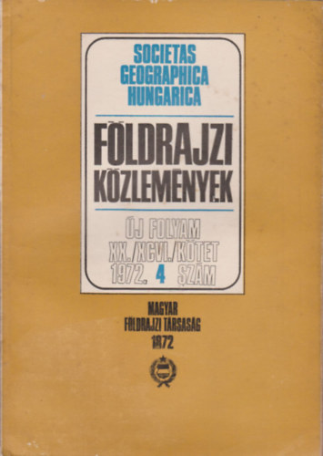 Fldrajzi kzlemnyek 1972/4.