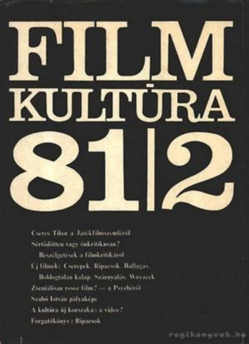 Filmkultra 81 teljes vfolyam (1-6.)
