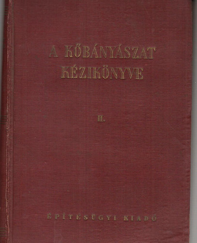 A k�b�ny�szat k�zik�nyve I-III.