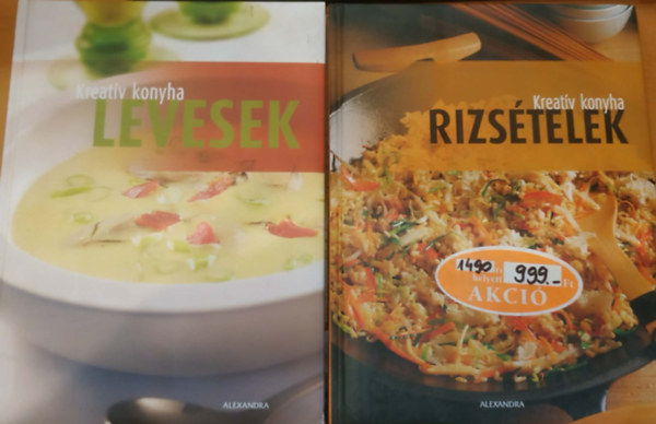 2 db Kreat�v konyha: Levesek + Rizs�telek