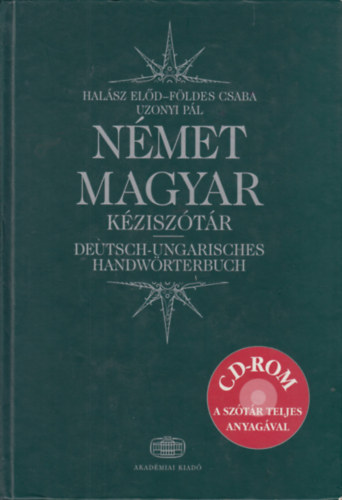 Nmet-Magyar kzisztr (CD nlkl)