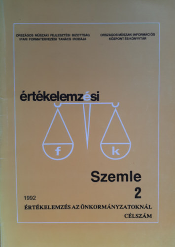 rtkelemzsi szemle 2 (1992) - rtkelemzs az nkormnyzatoknl