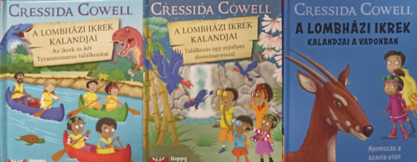 Cressida Cowell - 6 db A Lombhzi ikrek kalandjai sorozatbl