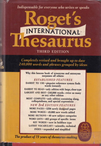Roget's International Thesaurus