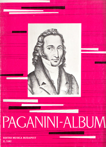 Paganini-album - for Violin and Piano-fr Violine und Klavier-Hegedre s zongorra