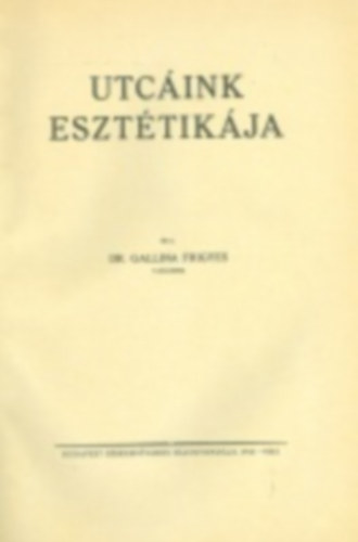 Utc�ink eszt�tik�ja