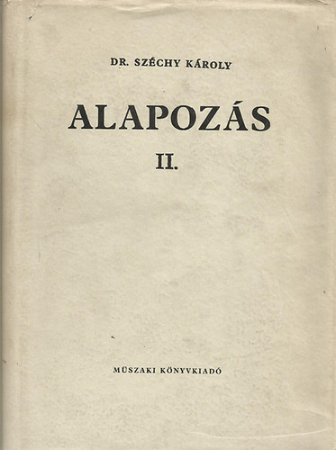 Alapozs II.