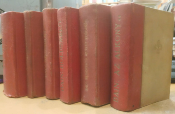 6 db F. W. Bain: Bubor�kok az �let tenger�n; Sz�rk�let; A hajnal le�nya; Ami az �lomban val�s�g; Az alkony k�nt�se; Holdsarl�