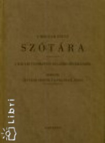 Czuczor Gergely; Fogarasi Jnos - A magyar nyelv sztra 1.
