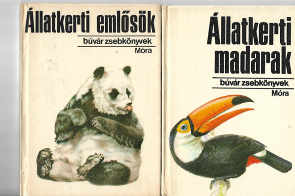 B�v�r zsebk�nyvek 2 db :�llatkerti eml�s�k + �llatkerti madarak (B�v�r zsebk�nyvek)