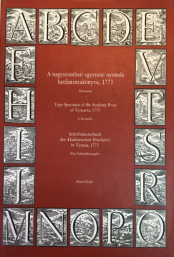 A nagyszombati egyetemi nyomda betmintaknyve, 1773