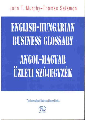 English-hungarian business glossary-Angol-magyar zleti szjegyzk