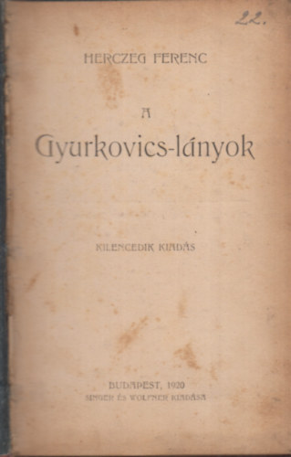 A Gyurkovics-l�nyok