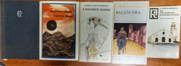Gabriel Garcia Marquez - 5db Gabriel García Márquez regény: Száz év magány + Egy előre bejelentett gyilkosság krónikája