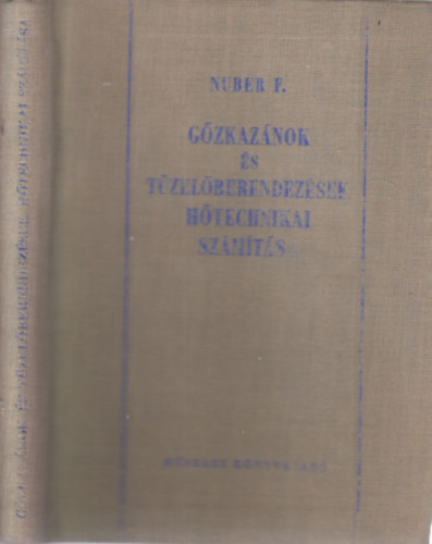 G�zkaz�nok �s t�zel�berendez�sek h�technikai sz�m�t�sa