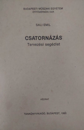 Sali Emil - Csatorn�z�s (Tervez�si seg�dlet)