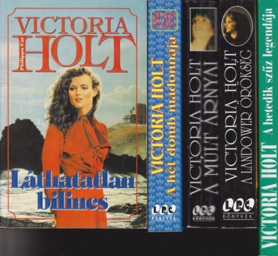 5 db Victoria Holt knyv:lthatatlan bilincs + A ht domb madonnja + A mlt rnyai + Landower rksg + A hwetedik szz legendja