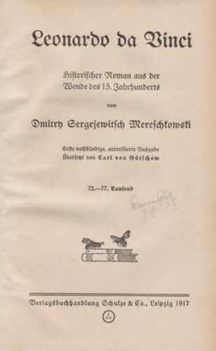 Dmitri Mereschkowski - Leonardo Da Vinci