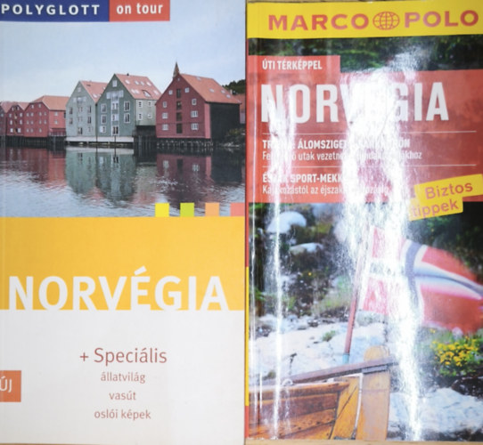 2db Norv�gi�r�l sz�l� �tik�nyv - Marco Polo-Norv�gia-�ti t�rk�ppel, Polyglott on tour-Norv�gia