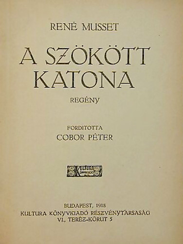 A szktt katona