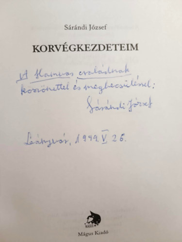 Korv�gkezdeteim