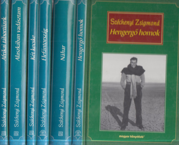 6 db.: Afrikai tbortzek + Alaszkban vadsztam + Kt kecske + Elefntorszg + Nahar + Hengerg homok