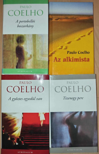 (4db) Paulo Coelho knyvcsomag: A portobelli boszorkny / Az alkimista / A gyztes egyedl van / Tizenegy perc