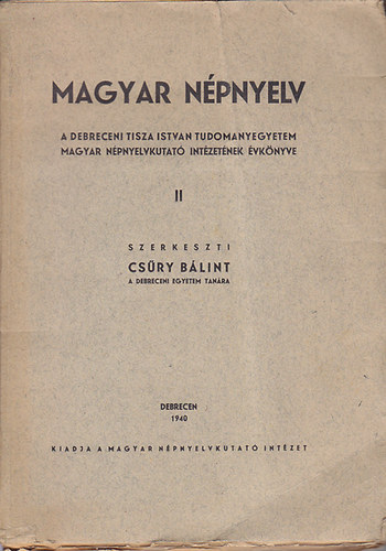 Magyar npnyelv II.