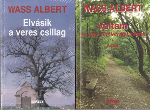2 db Wass Albert regny: Elvsik a veres csillag + Voltam (s ms nletrajzi rsok - Astor)