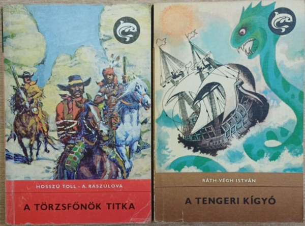 Ráth-Végh István A. Raszulova - 2 db a Delfin Könyvek sorozatból: A törzsfőnök titka - A tengeri kígyó