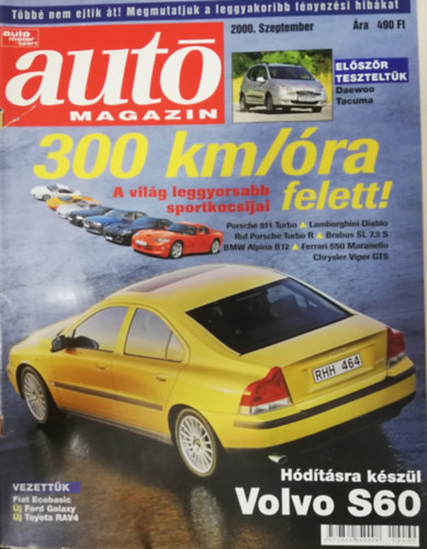 Aut Magazin 2000. Szeptember