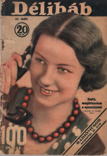 Tolnai Sndor (szerk.) - Dlibb 1935. IX. vf.  35. szm