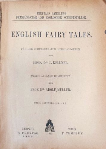English Fairy Tales - Wrterbuch zu English Fairy Tales