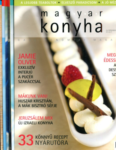 6 db Magyar konyha - gasztronmiai magazin (nyri szmok: 2012-2015 )