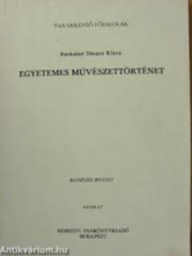Egyetemes mvszettrtnet