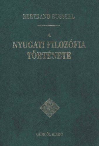 A nyugati filozfia trtnete