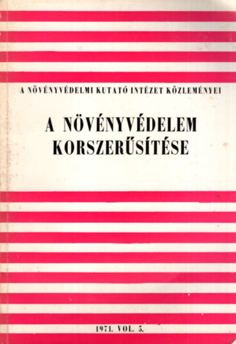 A n�v�nyv�delem korszer�s�t�se  1971. 5. sz�m