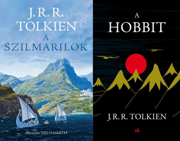 2 db knyv A Gyrk Ura vilgbl: A hobbit + A szilmarilok - Illusztrlta Ted Nasmith
