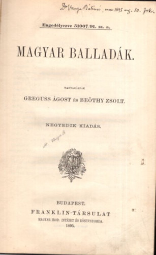 Magyar balladk