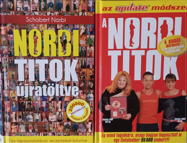 Schobert Norbert - 2 db Norbi knyv: A Norbi titok + Norbi titok jratltve -  Dediklt!