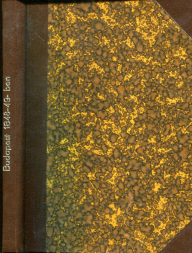 Budapest 1848/49-ben (t�rt�neti-statisztikai �llapotrajz)