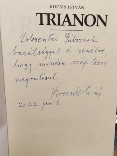 Trianon avagy passi�j�t�k a XX. sz�zadban