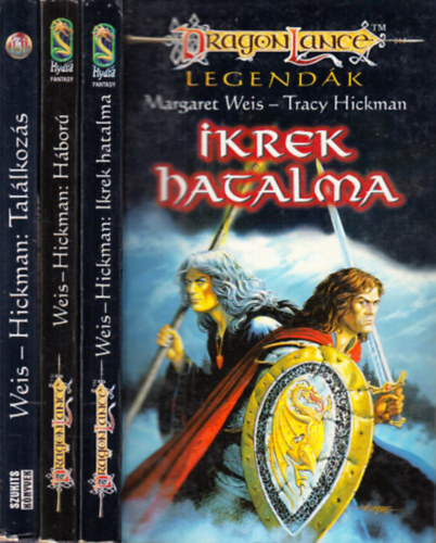 Dragon Lance legend�k 3 db. (Ikrek hatalma + H�bor� + Tal�lkoz�s)