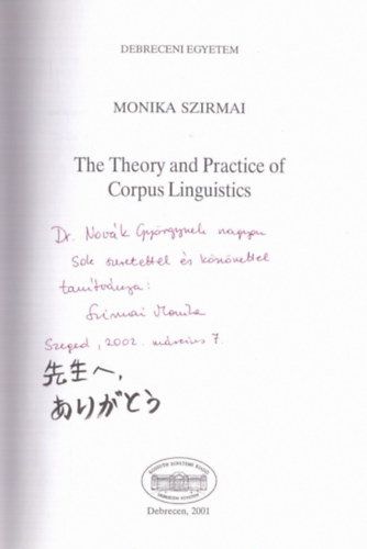 The theory and practice of Corpus Linguistics (dediklt)