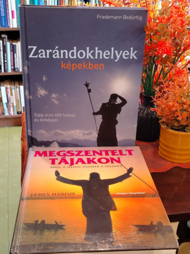 K�NYVCSOMAG, 2 DB. SZENT HELYEK - Zar�ndokhelyek k�pekben, Megszentelt t�jakon
