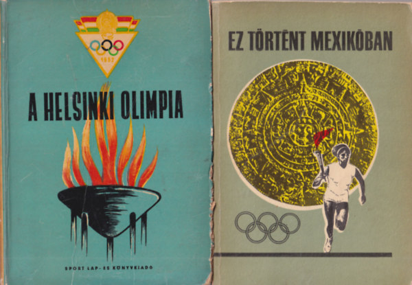 2 db olimpiai knyv: Ez trtnt Mexikban + A Helsinki olimpia