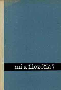 Mi a filozfia?